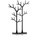 HowHomely Schmuckständer Schwarz 32 cm Hoch | Stander für Schmuckaufbewahrung | Schmuck Ständer für Halskette Armband und Ohrringe | Dekorativer Kettenständer