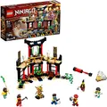 LEGO 71735 NINJAGO Turnier der Elemente Tempel Bauset mit Kampfarena und sammelbarer Figur des Goldenen Ninja Lloyd, 6-99 Jahre