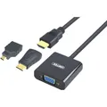 Unitek Y-6355 Videokabel-Adapter HDMI VGA (HDMI, VGA, 17.70 cm) (Y-6355)