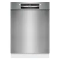 Bosch Hausgeräte Serie 4, Unterbau-Geschirrspüler, 60 cm, Gebürsteter Stahl, SMU4EVS08E (SMU4EVS08E)