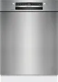 Bosch SMU4EVS08E - Serie 4 Geschirrspüler mit 5 Jahre Garantie, Unterbau, Gebürsteter Stahl, Besteckschublade, W-LAN, 60 cm