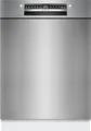 Bosch SMU4EVS08E, Serie 4, Smarter Unterbau-Geschirrspüler 60 cm, Besteckschublade, Spülmaschine mit Programmassistent, besonders Leise, höhenverstellbarer Oberkorb, Automatische Türöffnung, Edelstahl