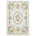 Theko Flachwebteppich, Beige, Textil, Floral, Rechteckig, 80x150 cm, für Fußbodenheizung geeignet, Teppiche & Böden, Teppiche, Flachgewebe-Teppiche
