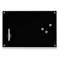 Zeller 11661 Memoboard, Glas, schwarz