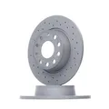 ZIMMERMANN 600.3241.52 2x Bremsscheiben Hinten Ø272mm voll gelocht Kompatibel mit VW Golf VII Schrägheck 5G1, BQ1, BE1, BE2 11193997 1K0615601AA 2587070