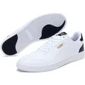 PUMA SHUFFLE Sneaker sportlicher Stil, niedrige Schuhhöhe, Schnürung weiß 46 EU