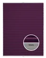 ondeco Plissee Basic Thermo, ohne Bohren, verspannt, Klemmträger mit Feststellschraube