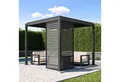 Mirador Pergola 1/3 Feste Lamellenwand 0.93m/1.23m, (Packung, 1-tlg), Aluminium Lamellenwand für Mirador 111DA Pergola Anthrazit