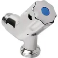 Kirchhoff GA-Wandventil Kurz 21 mm (1/2 ZollAG) x 26,4 mm (3/4 ZollAG) Chrom