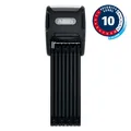 Fahrradschloss faltbar mit Schlüssel 120cm Abus Bordo 6000KA/120 Alarm Schwarz