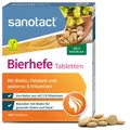 sanotact Bierhefe Tabletten 400 Stk. vegan Biotin für Haare & Haut 6 B-Vitamine