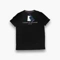 Tommy Hilfiger Core Logo Tee Herren T-Shirt Schwarz, Größe M (MW0MW11465BAS) NEU