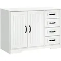 HOMCOM Aufbewahrungsschrank Spanplatte, MDF