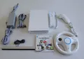 Nintendo Wii Konsole Weiß Mario Kart Wii Wheel Lenkrad Remote & Nunchuk komplett