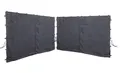 QUICK STAR 2 Seitenteile mit RV 300x195cm für Rank Pavillon 3x3m Anthrazit