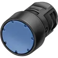Siemens 3SB20010AF01 3SB2001-0AF01 Leuchtdrucktaster Betätiger flach, Frontring Kunststoff Knopf Schwarz, Blau 1 St.