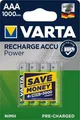 VARTA 5703 Akku Professional Micro AAA 1,2V 1000mAh