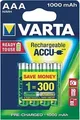 VARTA Professionelle Accu, AAA AA NiMH 1000 mAh, 4 Stk, 4 Stk