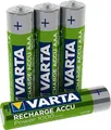 VARTA RECHARGE ACCU Power vorgeladener AAA Micro NiMH Akku (4er Pack, 1000mAh)