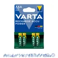 Varta 5703 Micro AAA Recharge Accu Power 1000mAh 1,2V Akku im Blister 1 x 4er