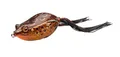 Savage Gear Hop Walker Frosch - Premium Topwater Froschköder für Barsch, Hecht- und Raubfischangler, leichte Walking Action, ultrascharfer Haken für das Angeln in schwerem Bewuchs Grüner Leopard 5,5cm