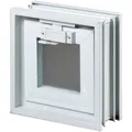 Fuchs Design Lüftungsfenster, BxHxT: 30 x 30 x 8 cm, 2.9 W/mK - weiss