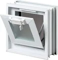 Fuchs Design Lüftungsfenster 299x299x100 mm anstatt 1 Glasbaustein 30x30x10 cm
