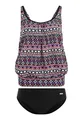 Lascana Damen Oversize-Tankini lässig, im Ethno-Look, Verstellbare Träger
