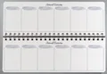 Sigel Schreibtischkalender Wochenplaner Jolie (EN) undatiert 1 Woche/2 Steiten Apricot Inspirati