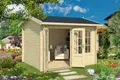 Gartenhaus Blockhaus  Satteldach 44 mm Alex 320x270 cm Lasita