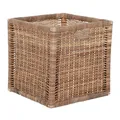 Rattan Korb CESTA-Big Grey Aufbewahrungskorb Schrankkorb Regalkorb