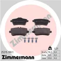 ZIMMERMANN Bremsbelagsatz, Scheibenbremse 25215.190.1 für MERCEDES-BENZ