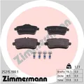 ZIMMERMANN Brake Pad Set, disc brake 25215.190.1