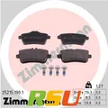 Zimmermann Bremsbelagsatz, Scheibenbremse 25215.190.1 Anzahl pro Packung 4