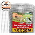 Hasengitter 20m x 1m Verzinkt 12,7mm Maschenwe
