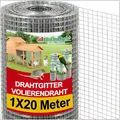 Hasendraht, Zaun, Gitter, Wühlmausgitter, Kaninchendraht, Drahtgitter, verzin...