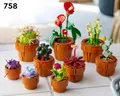 LEGO 10329 Icons Mini Pflanzen 7 künstliche Blumen zum Bauen Wohndeko 200530