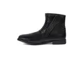 German Wear GW413-S Motorradstiefel Biker Stiefel Motorradschuhe Glattleder Schwarz