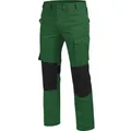WÜRTH MODYF Bundhose Cetus - professionelle Arbeitshose für Herren - Bundhose mit Kunststoff Reißverschluss - in der Größe 48 in Grün Schwarz