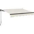 Juskys Gelenkarmmarkise 250 x 200 cm Beige