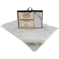 Meivita Naturfaserbettdecke Wildseide Bettdecke extra leichte Sommerdecke, Füllung: 100% Seide, Bezug: 100% Baumwolle, Hergestellt in Deutschland weiß 155 cm x 220 cm