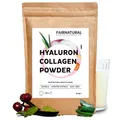 FAIRNATURAL® Kollagen & Hyaluron Pulver mit Vitamin C [DEUTSCHE WEIDEHALTUNG] - Hydrolysat Collagen Pulver - Kollagenpulver Peptide Typ 1&3 - Collagen Powder Peptides - Beauty Hyaluron Kollagen (450g)
