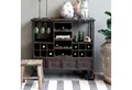 Chic Antique Beistelltisch Servierwagen Barwagen Beistelltisch auf Räder Metall Holz Chic