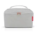 Reisenthel Kosmetiktasche Beautycase twist sky rose, Grau, Roségold, Kunststoff, Textil, 27x18x17 cm, Freizeit, Wellness, Körperpflege, Kosmetik