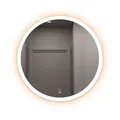 Home Deluxe - LED-Spiegel - Rund - 3 Verschiedene Lichtfarben - Antibeschlagssystem - 38 Watt Gesamtleistung I Wandspiegel Badspiegel Badezimmerspiegel - Variantenauswahl (EMMI - 80 cm)
