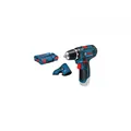 Bosch GSR 10,8-2-LI Professional Ohne Schlüssel Schwarz, Blau, Rot