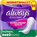Always Discreet Inkontinenzeinlagen Normal 96er Pack 4x24 Stück Schutz