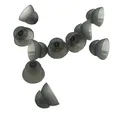 20x EWANTO Power Dome / Schirmchen aus Silikon für Hörgeräte Größe S (8 mm)