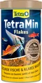 Fischfutter Flocken TetraMin 500ml für Zierfische, gesunde Ernährung, Futter