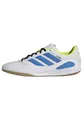adidas Unisex Super Sala Competition Iii Indoor Football Shoes, FTWR White/Lucid Ray Blue/Solar Yellow, 45 1/3 EU